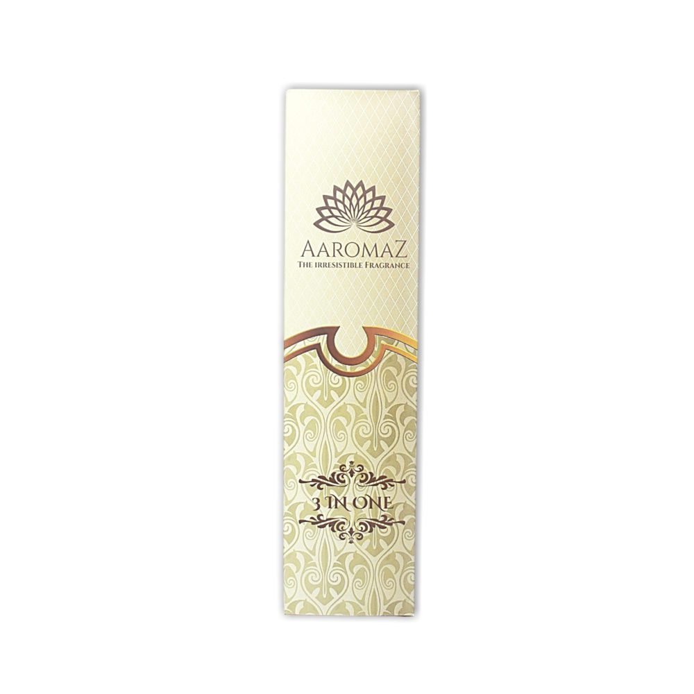 AaromaZ Premium 3 IN 1 Fragrance, Hand Dipped, Low Smoke, Free Jeweled Incense stick holder