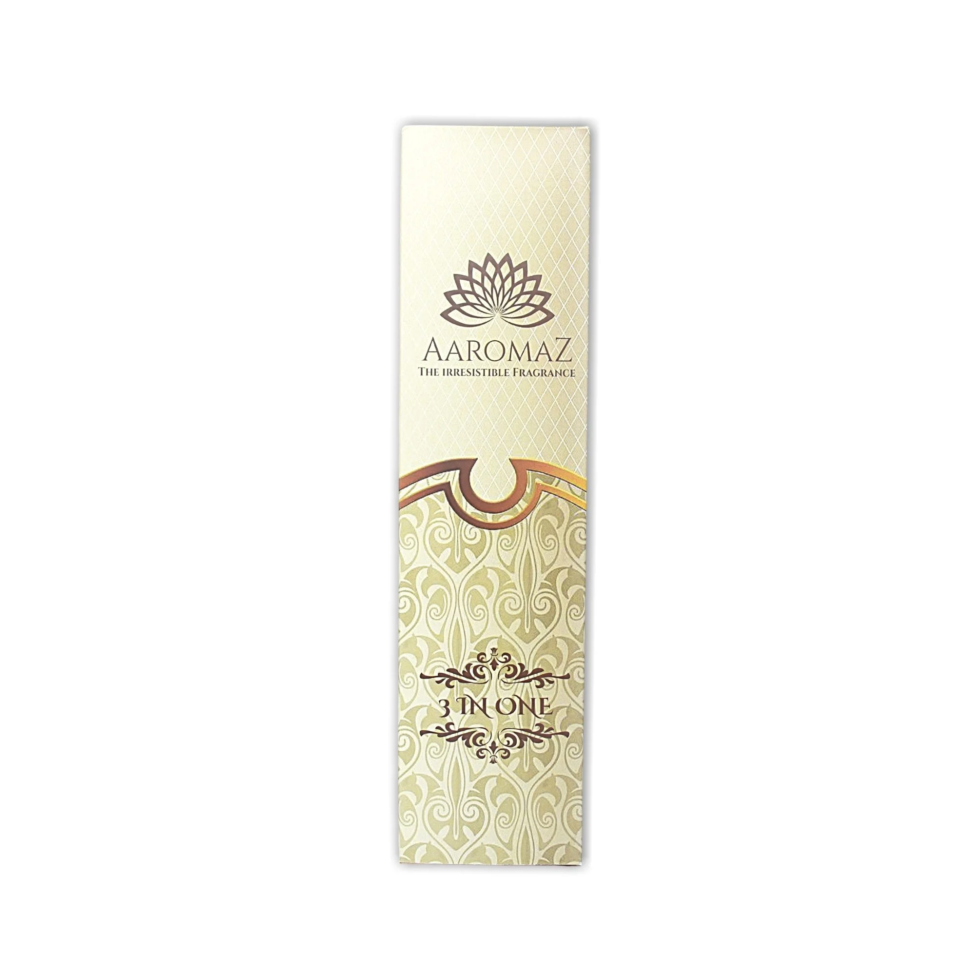 AaromaZ Premium 3 IN 1 Fragrance, Hand Dipped, Low Smoke, Free Jeweled Incense stick holder