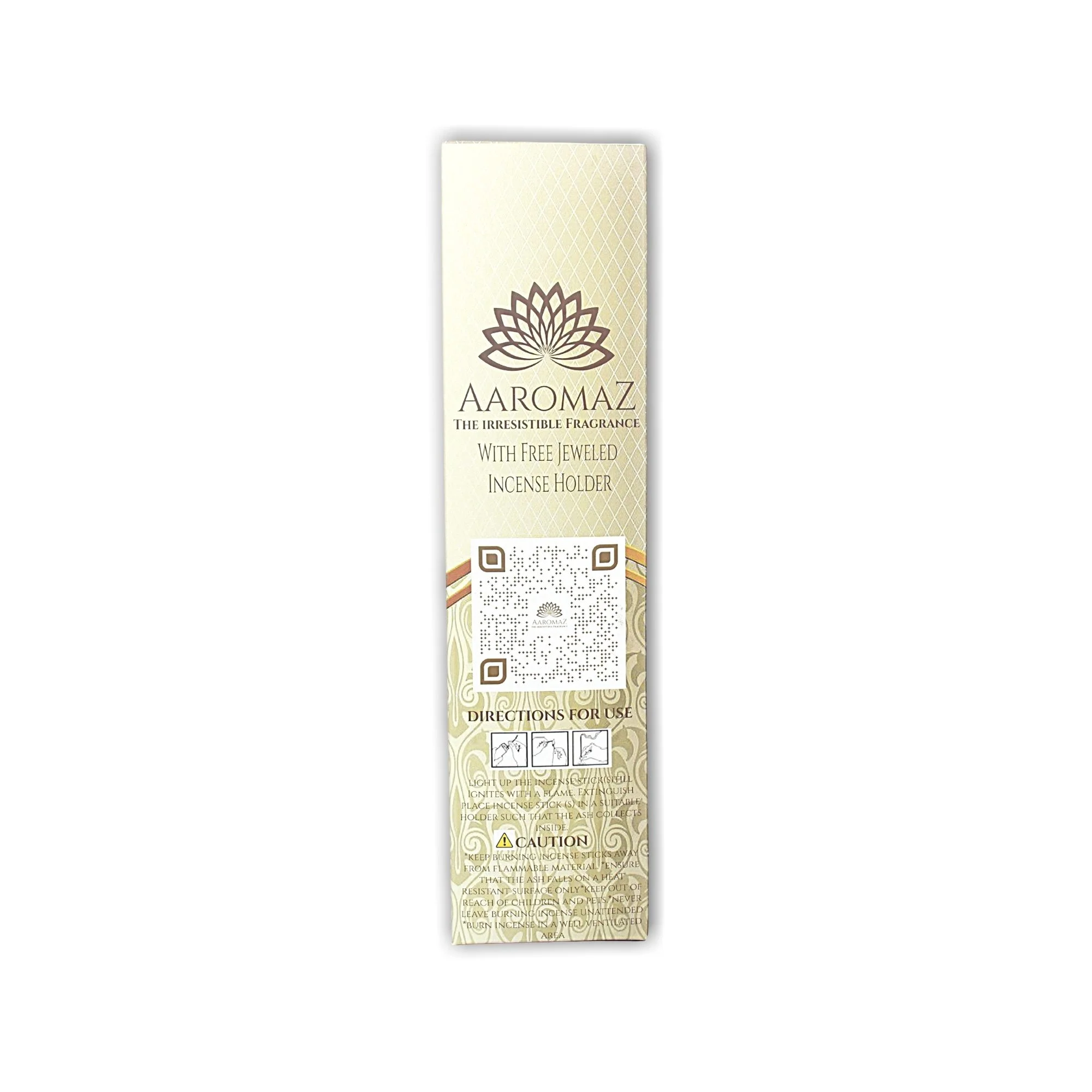 AaromaZ Premium 3 IN 1 Fragrance, Hand Dipped, Low Smoke, Free Jeweled Incense stick holder - Image 2