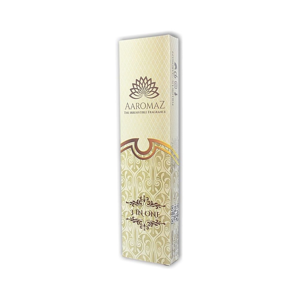 AaromaZ Premium 3 IN 1 Fragrance, Hand Dipped, Low Smoke, Free Jeweled Incense stick holder - Image 4