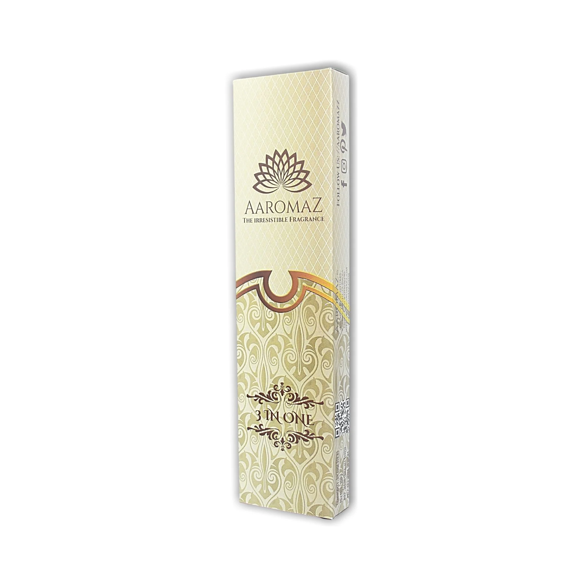 AaromaZ Premium 3 IN 1 Fragrance, Hand Dipped, Low Smoke, Free Jeweled Incense stick holder - Image 4