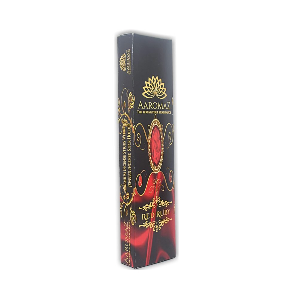 AaromaZ Premium Fashion Fragrance Hand Dipped Low Smoke Free Jeweled Incense stick holder - Image 4