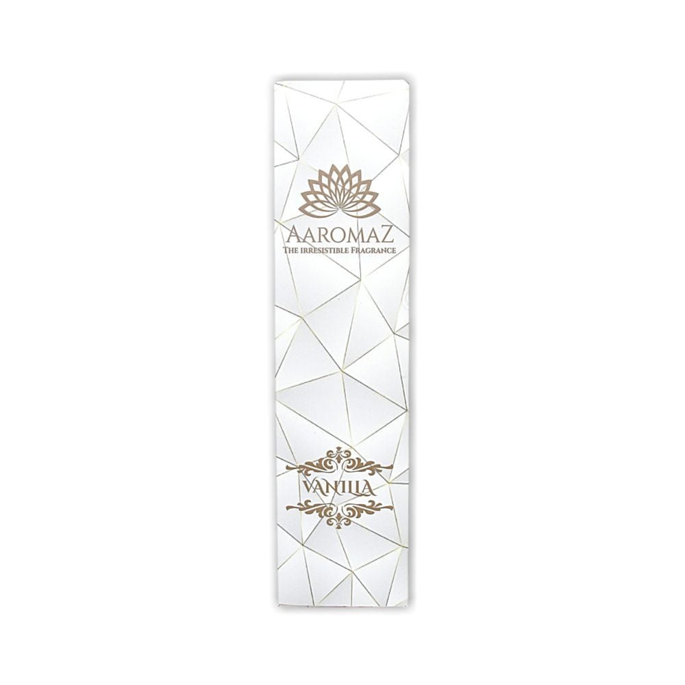 AaromaZ Premium Vanilla Incense Low Smoke Hand Dipped Incense Sticks with Free Jeweled Incense stick holder