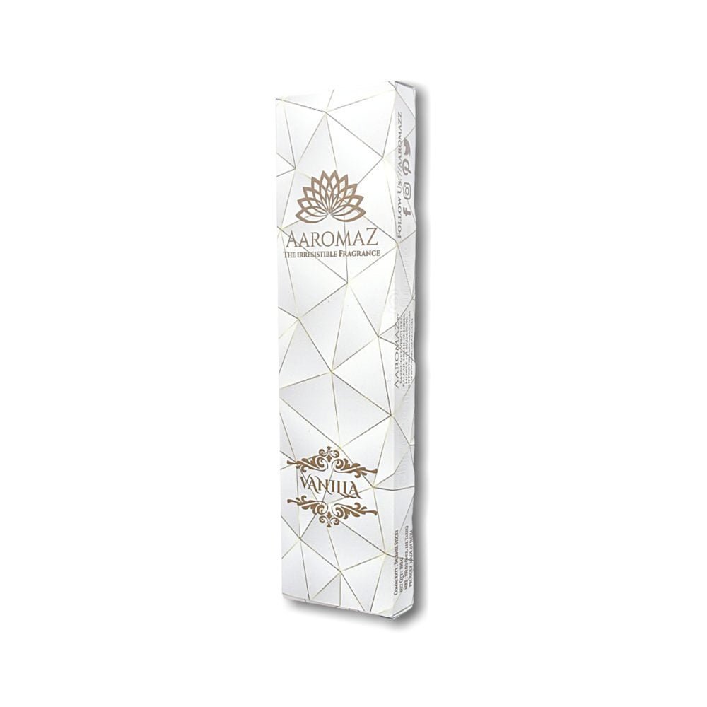 AaromaZ Premium Vanilla Incense Low Smoke Hand Dipped Incense Sticks