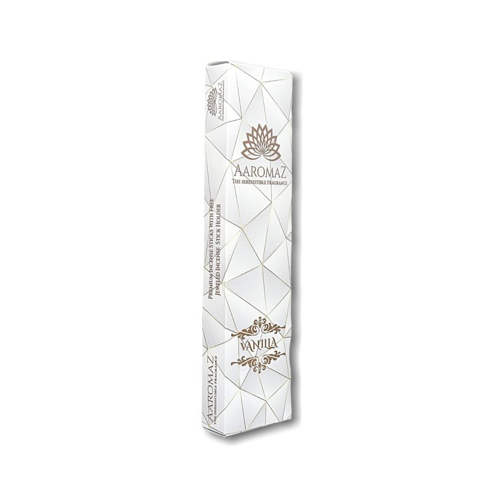 AaromaZ Premium Vanilla Incense Low Smoke Hand Dipped Incense Sticks