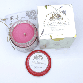 AaromaZ Popular Series Romantic Fragrance Scented Glass Jar Candle .