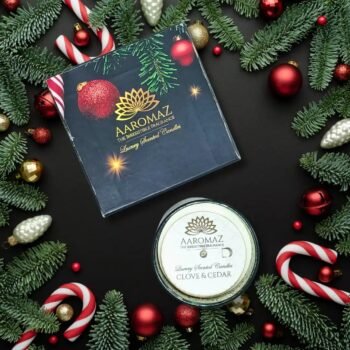 Clove Cedar Scented Candle – Earthy Elegance for the Holidays | AaromaZ|230G